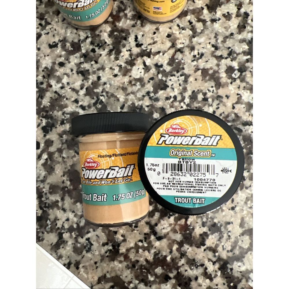 BERKLEY POWERBAIT ORIGINAL SCENT YELLOW TROUT DOUGH BAIT‎ 1004770